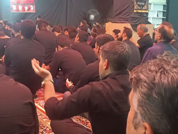 شب پنجم عزاداری در هیئت انصارالحسین نیشابور 