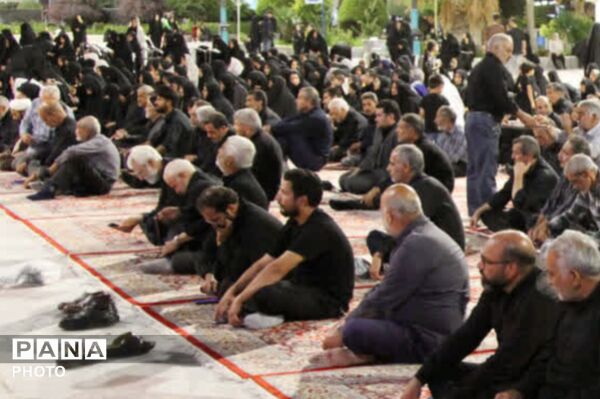 مراسم عزاداری تاسوعای حسینی در زیارتگاه شهید مدرس 