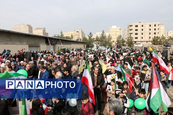 تجلی وحدت ملی در راهپیمایی ۲۲بهمن نصیرشهر 