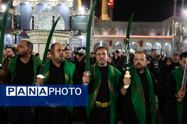 «مشق شمشیر» عزاداری سنتی نجفی‌های مقیم قم