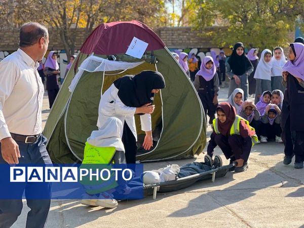 بیست و ششمین مانور سراسری زلزله در روستای دربند