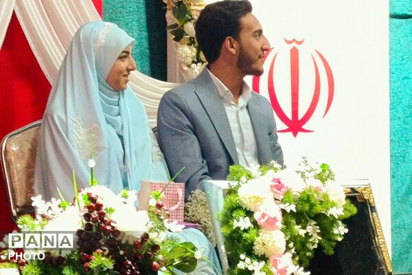 مراسم ازدواج آسان ۴۷ زوج جان فدا در شهرری