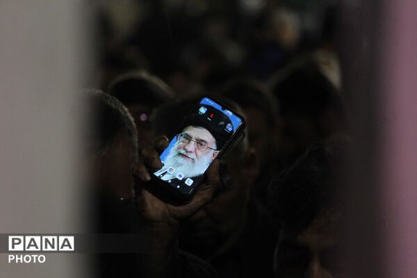 راهپیمایی مردم شهرستان خلیل آباد در پی شهادت جانسوز رهبر معظم انقلاب