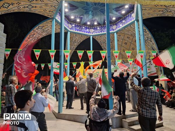 جشن میلاد حضرت زینب (سلام‌الله علیها) در جوار مزار شهید گمنام شهرک آزادی