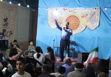 جشن عید غدیر در فلکه حافظ 