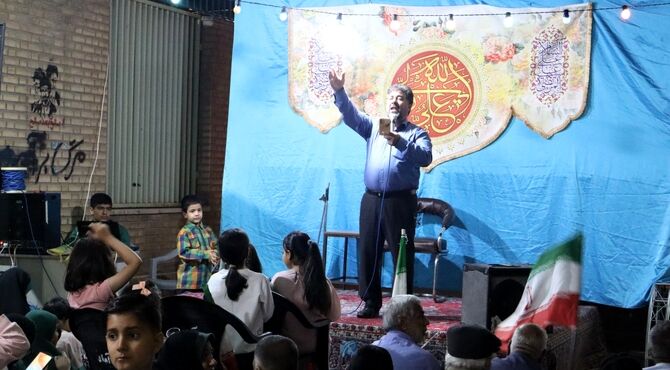 جشن عید غدیر در فلکه حافظ 