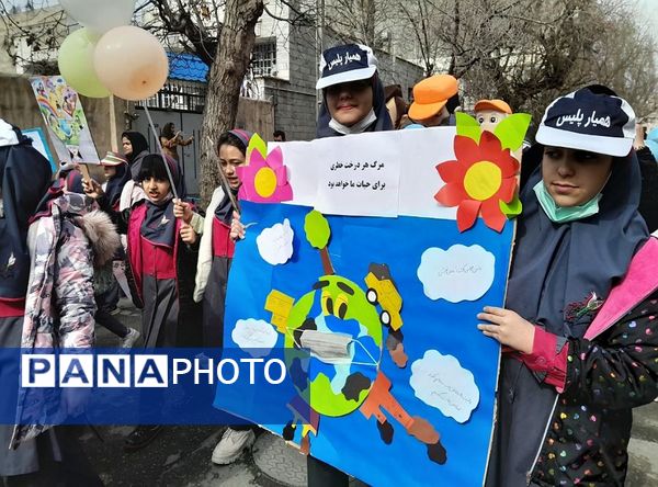 برگزاری طرح ایمنی  و سلامت با پویش نه به تصادف در مدرسه دختران شاخص 