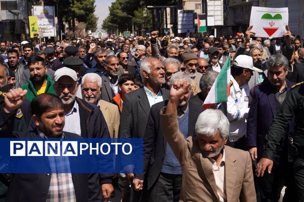 طنین فریاد قدس در خیابان‌های تربت حیدریه 