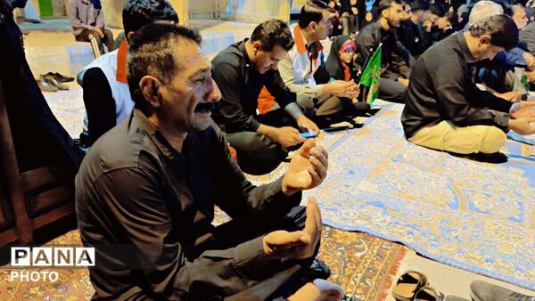مارگون در شب چهارم محرم غرق در ماتم و عشق حسینی شد