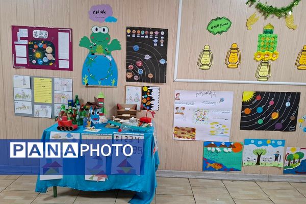 بازدید کارشناس پژوهش ناحیه دو شهرری از نمایشگاه پژوهش دبستان قلنبر