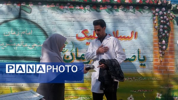 سپاس از فرشتگان سفیدپوش در مدرسه مهندس رحمانی فرد