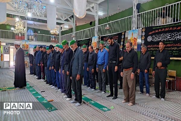 هئیت عزاداری مسجد جامع شهربار نیشابور در روز تاسوعای حسینی 