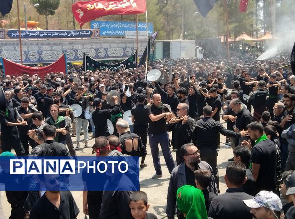 عزاداری مردم بیرجند در روز عاشورا 