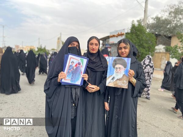 حضور حماسی قلعه گنج در روز قدس