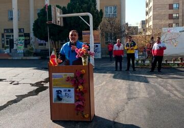 مانور زلزله در هنرستان محمودیه شهرستان بجنورد 