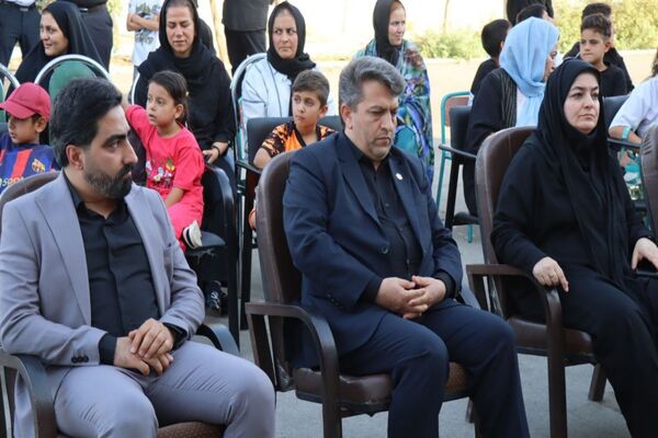 آیین افتتاح کلاس ورزش مدرسه ۲۲ بهمن روستای مندکان شهرستان پاکدشت  