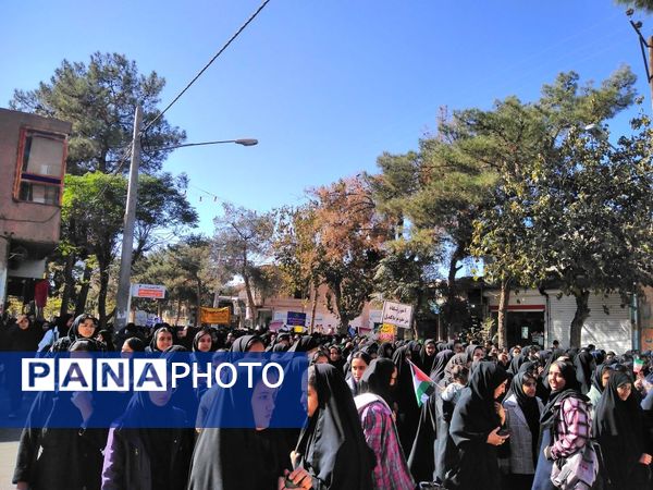 راهپیمایی سیزده آبان در شهرستان خلیل آباد