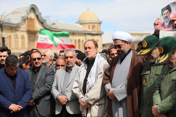 تشییع پیکر شهید مهدی مرادی در همدان