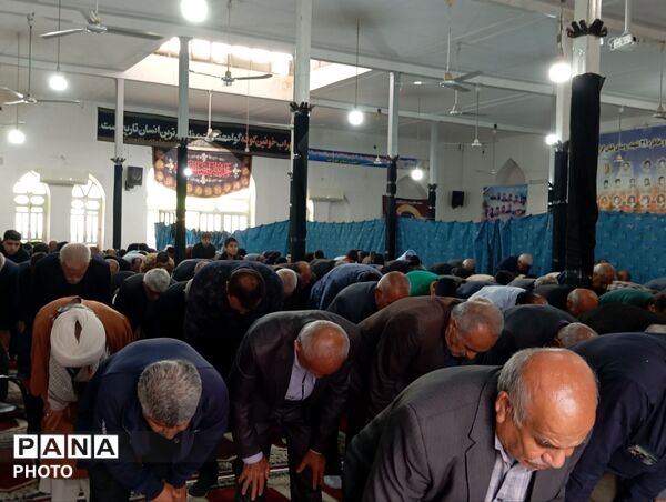 اقامه نماز عید فطر در روستای بلیان کازرون