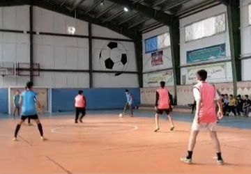 مسابقات فوتبال «صددرصد» در دبیرستان شهید صدر کهک 