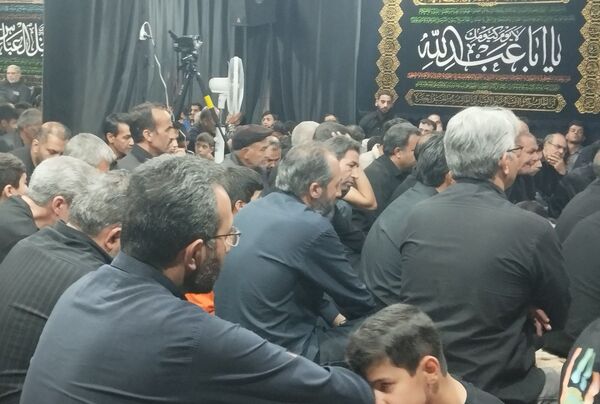 مراسم شب ششم  محرم در گلزار شهدای نیشابور