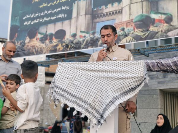 اجتماع مردمی حمایت از سربازان وطن در گلوگاه 