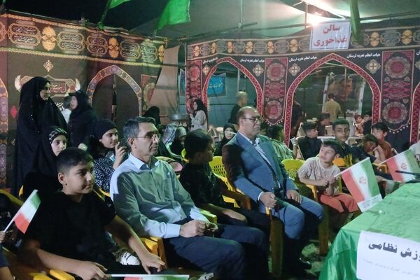 برگزاری برنامه‌های فرهنگی و هنری فرهنگیان ناحیه 2 خرم‌ آباد در موکب تعزیه اعظم لرستان