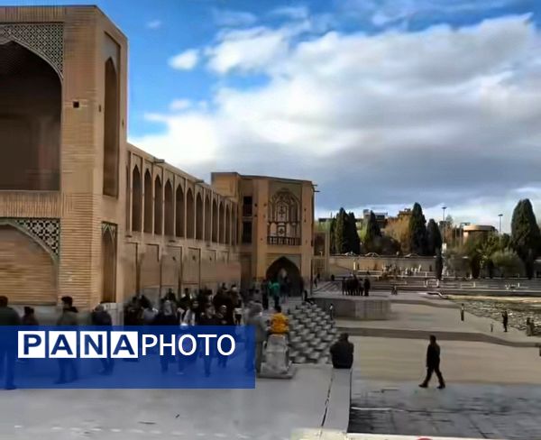 کاروانسرای شاه عباسی اصفهان در ایام نوروز 