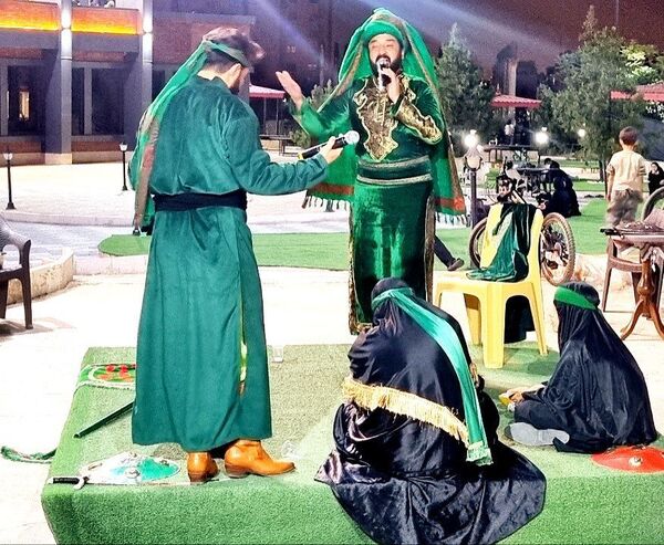 تعزیه خوانی در شهرک شهید بهشتی منطقه ۱۴ تهران در شب‌های محرم