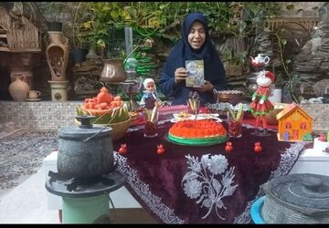 حافظ خوانی به مناسبت شب یلدا