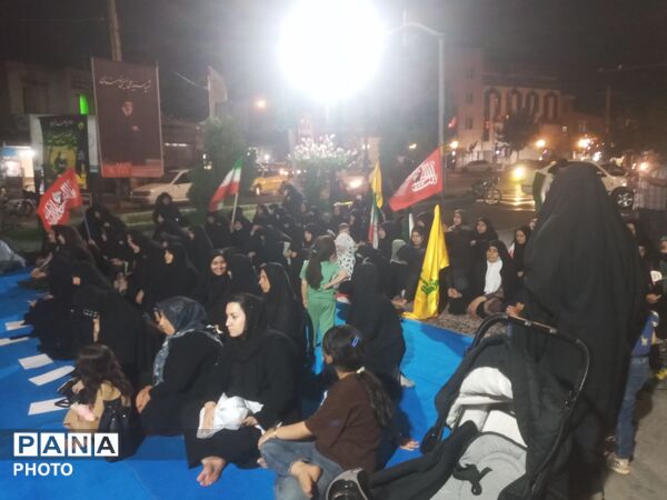 کامیاران در شب صد و سی و پنجم؛ طنین همدلی با نیروهای مسلح را سر داد