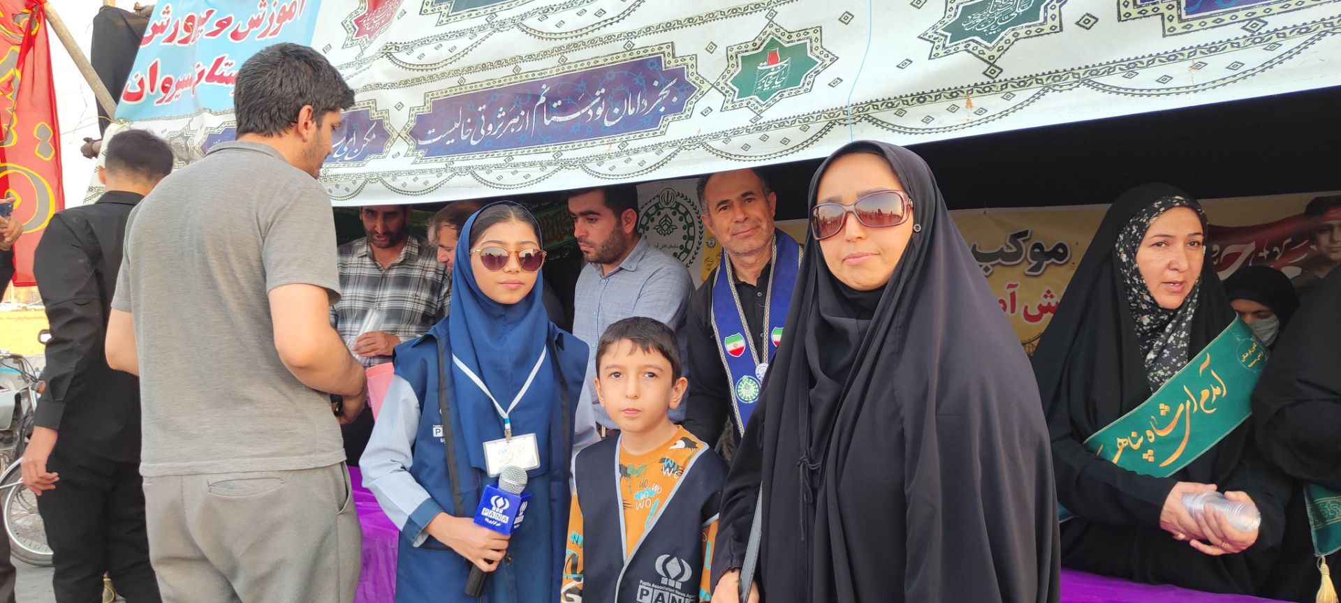 برپایی موکب نهادهای اداره آموزش و پرورش در شیروان