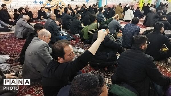 مراسم عزاداری برای شهادت امام خامنه ای در نیشابور 