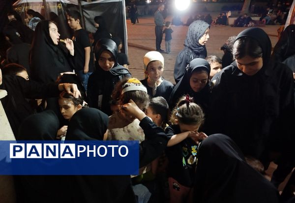 عزاداری  شب تاسوعای حسینی در مسجد شهدای گمنام 