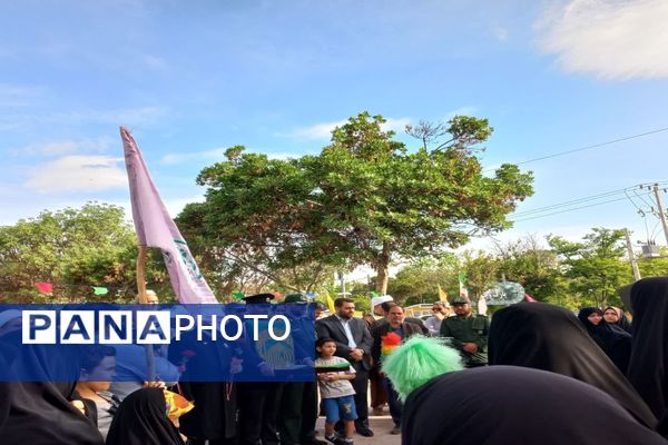 استقبال از خادمان حرم مطهر امام رضا( ع) در شهرستان فاروج 