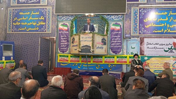اقامه نماز عبادی سیاسی جمعه همزمان با ایام دهه فجر و اعیاد شعبانیه 
