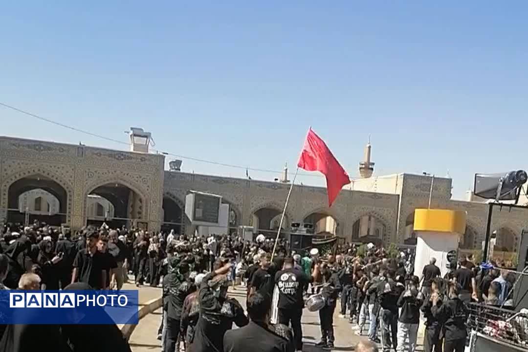 مراسم عزاداری عاشقان امام رضا (ع) در مشهد مقدس