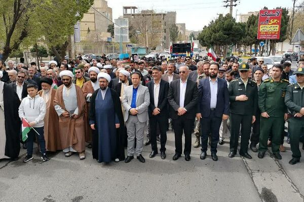 راهپیمایی باشکوه روز قدس توسط اقشار مردم صباشهر شهریار