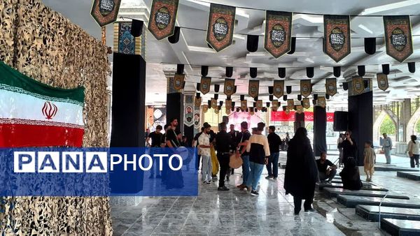 حزن عاشورایی در گلزار شهدای سیدمحمد کازرون