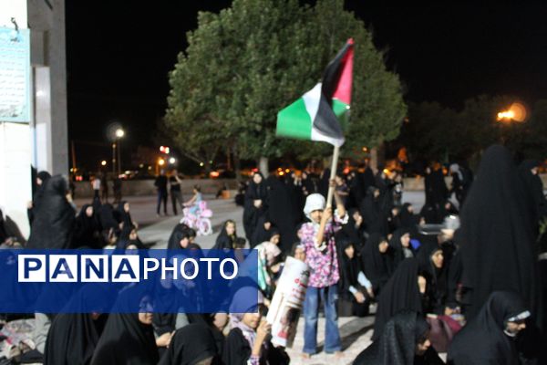 اجتماع بزرگ مردم ولایت‌مدار نیشابور در محکومیت ترور شهید قدس اسماعیل هنیه 