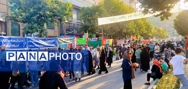 مردم غیور بروجرد در عید غدیر صدای وحدت و مقاومت در برابر اسرائیل جنایت کار