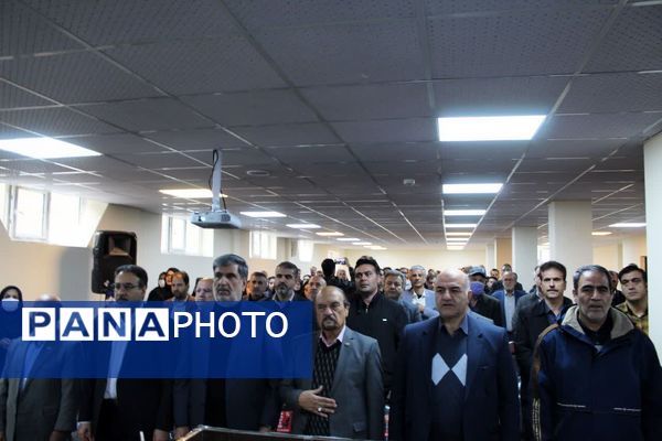 مراسم افتتاح هنرستان دخترانه ۱۸ کلاسه ربیعی در بروجرد 