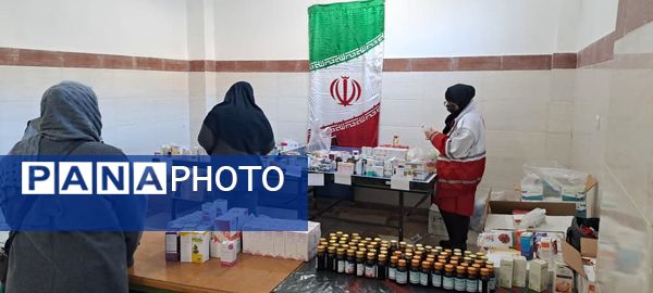 خدمات درمانی رایگان مردم کوهسار توسط گروه جهادی شهدای مدافع سلامت استان البرز 