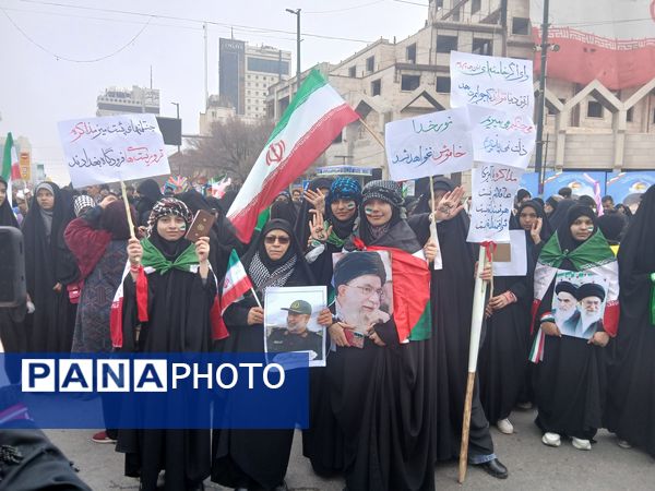 راهپیمایی با شکوه چهل و هفتمین سالگرد پیروزی انقلاب اسلامی در مشهد مقدس 