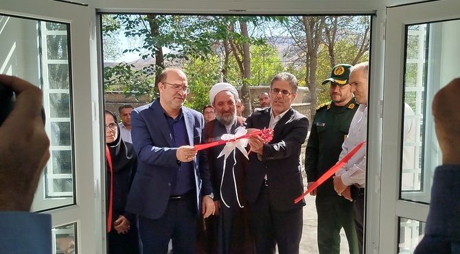 افتتاح ساختمان جدید کتابخانه عمومی ولایت شهرستان هوراند توسط مسئولین استانی و شهرستانی