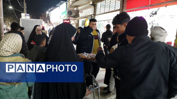 موکب مادرانه شنبه های ام البنینی در بازار  سرخس