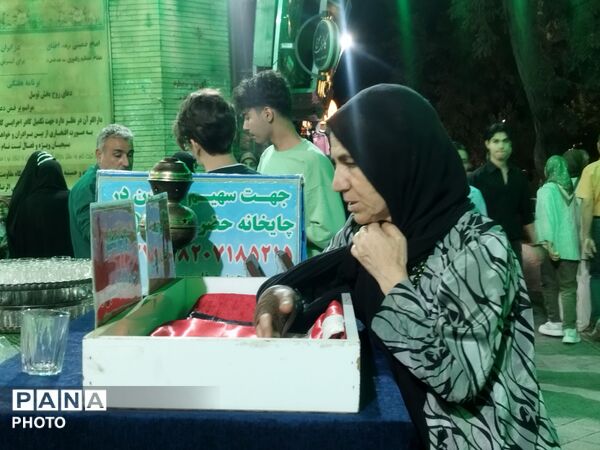 فعالیت چایخانه حضرت زهرا مسجد جامع شهرستان نیشابور در قاب پانا 