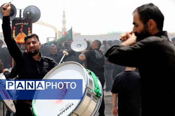 عزاداری روز تاسوعا در مسجد مقدس جمکران