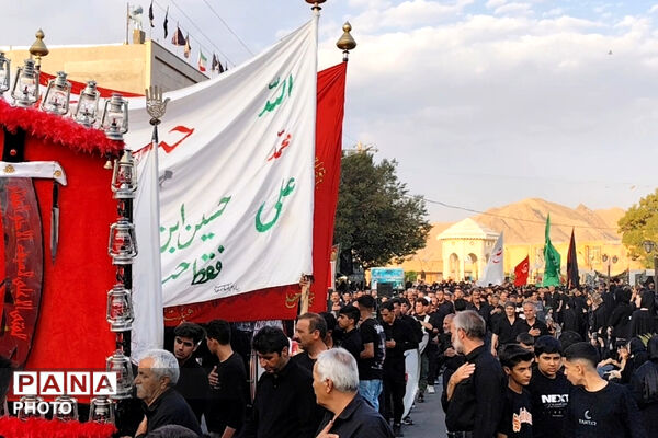 سوگ و ارادت عزاداران حسینی در شهر صغاد