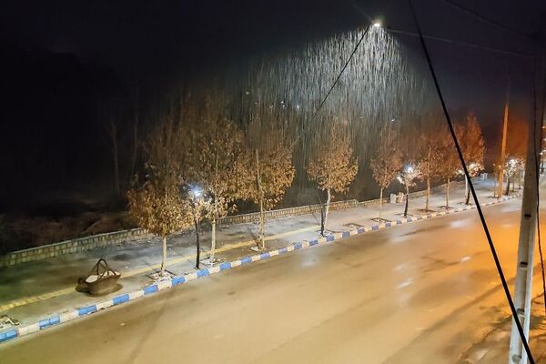 جلوه زمستانی طبیعت شهر بار نیشابور 